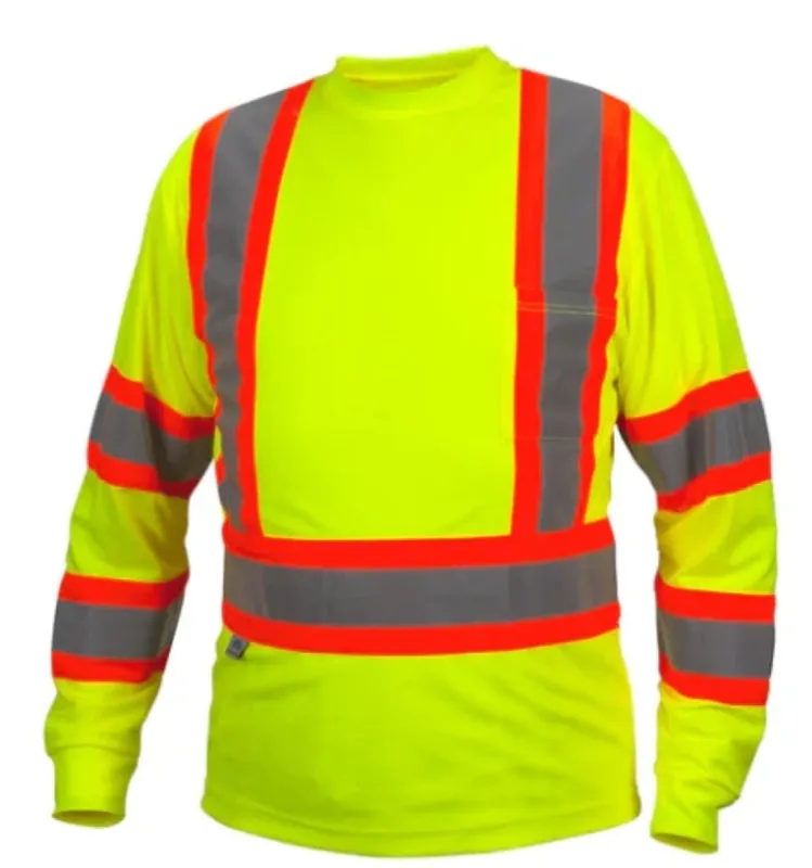 Pyramex Hi-Vis Class 3 Long Sleeve T-Shirt sold by Work World