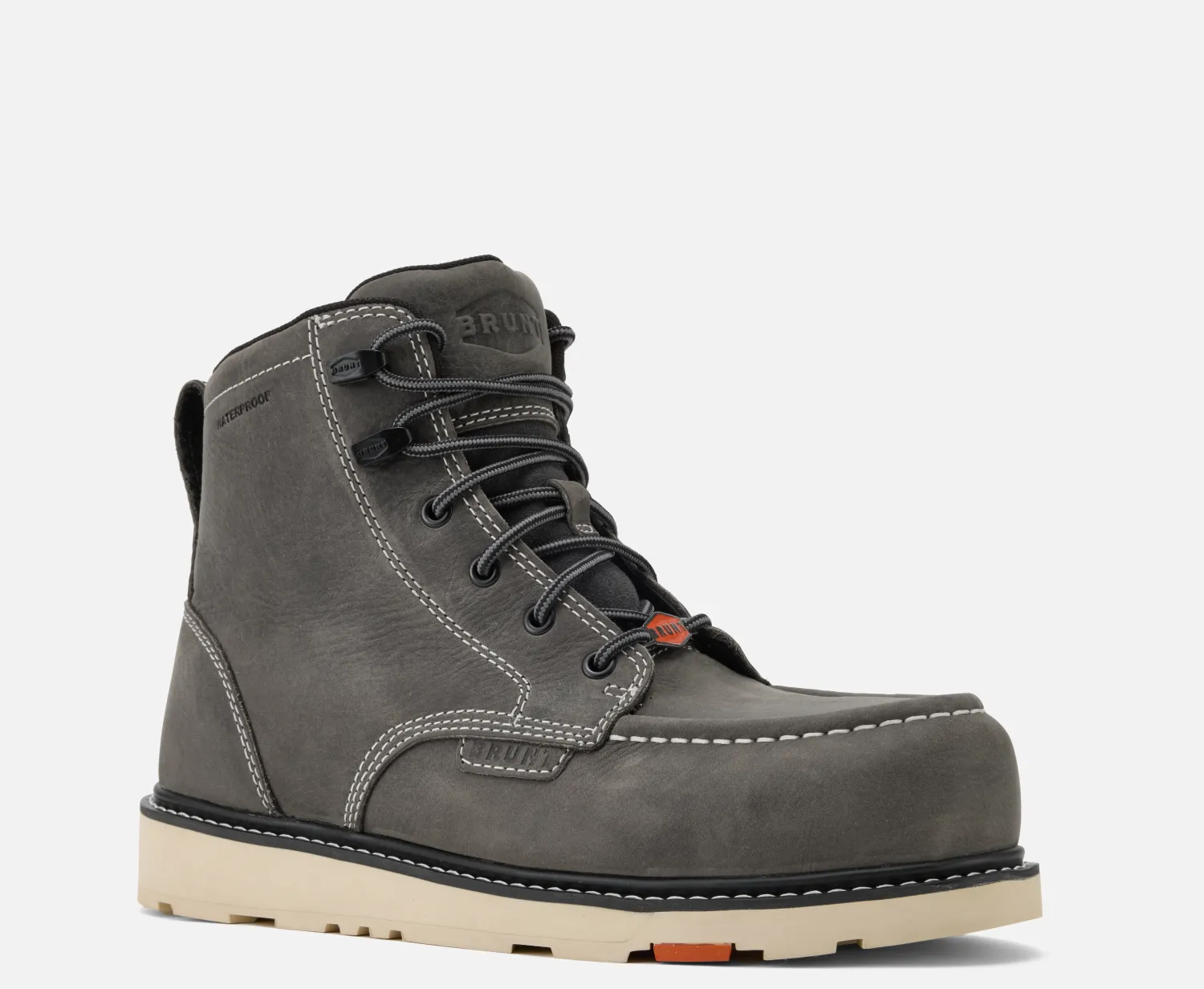 BRUNT Men's Marin 6" Waterproof Moc Toe Work Boot sold by Work World product image thumbnail 2