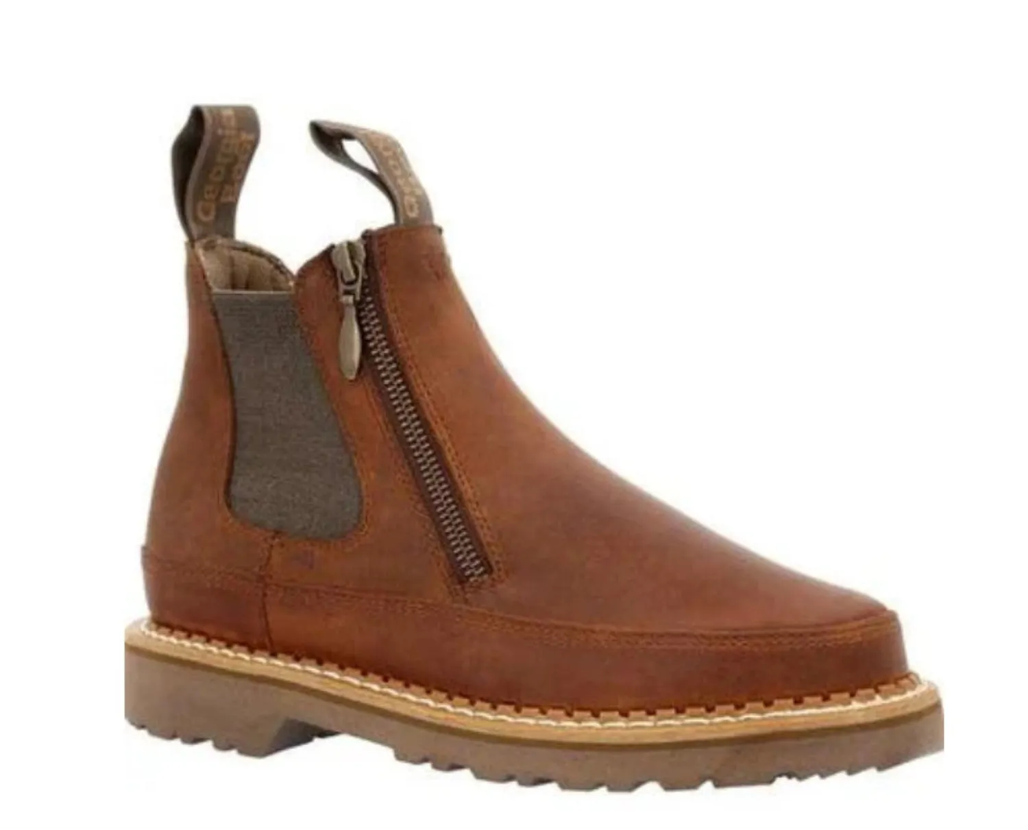 Georgia Boot Women's Side Zip 5" Slip Resistant Chelsea Romeo Boot sold by Work World product image thumbnail 2