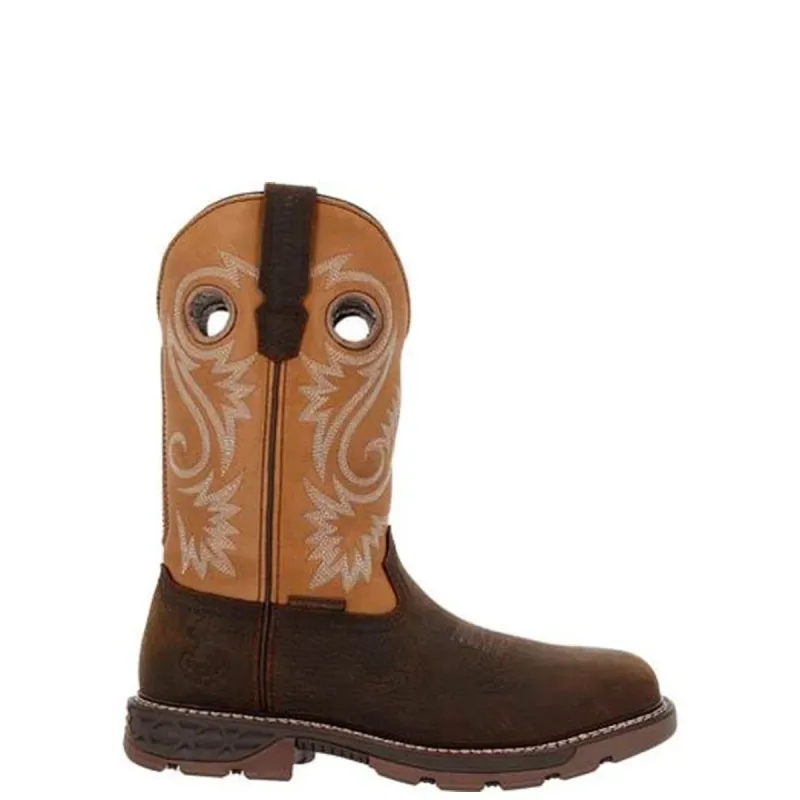 Georgia Boot Men's Carbo-Tec FLX 11" Waterproof Pull-On Western Boot sold by Work World