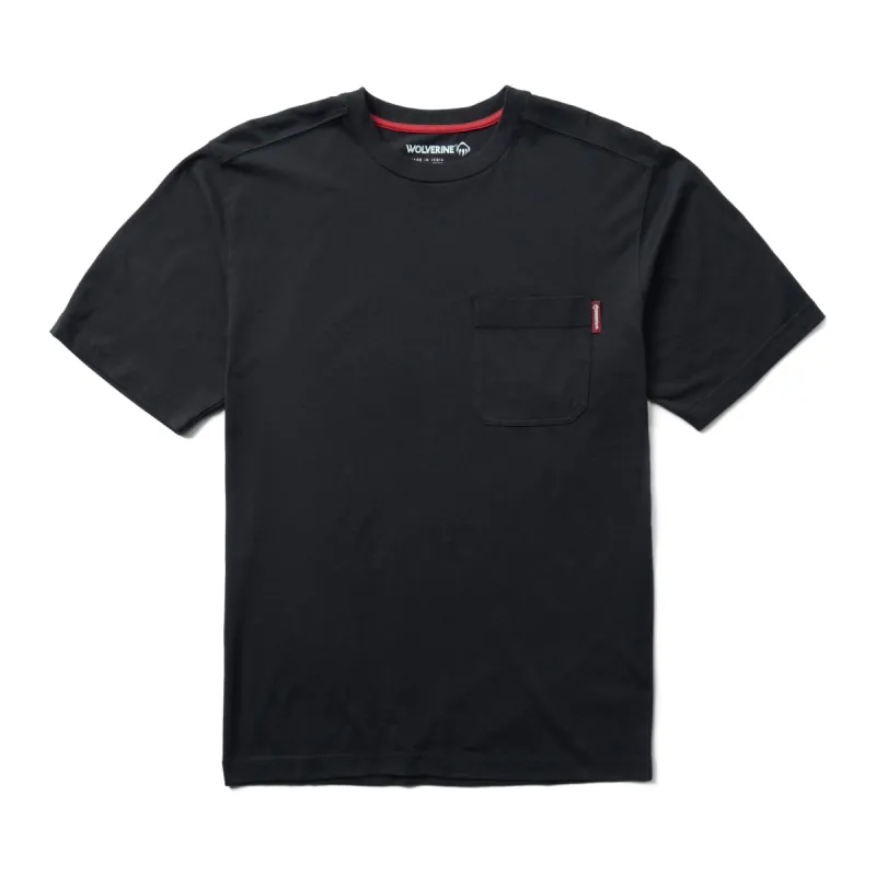 Wolverine Men's Classic Pocket Short Sleeve T-Shirt sold by Work World