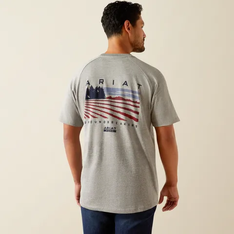 Ariat Men's Rebar Cotton Strong Groundbreaker Graphic T-Shirt sold by Work World