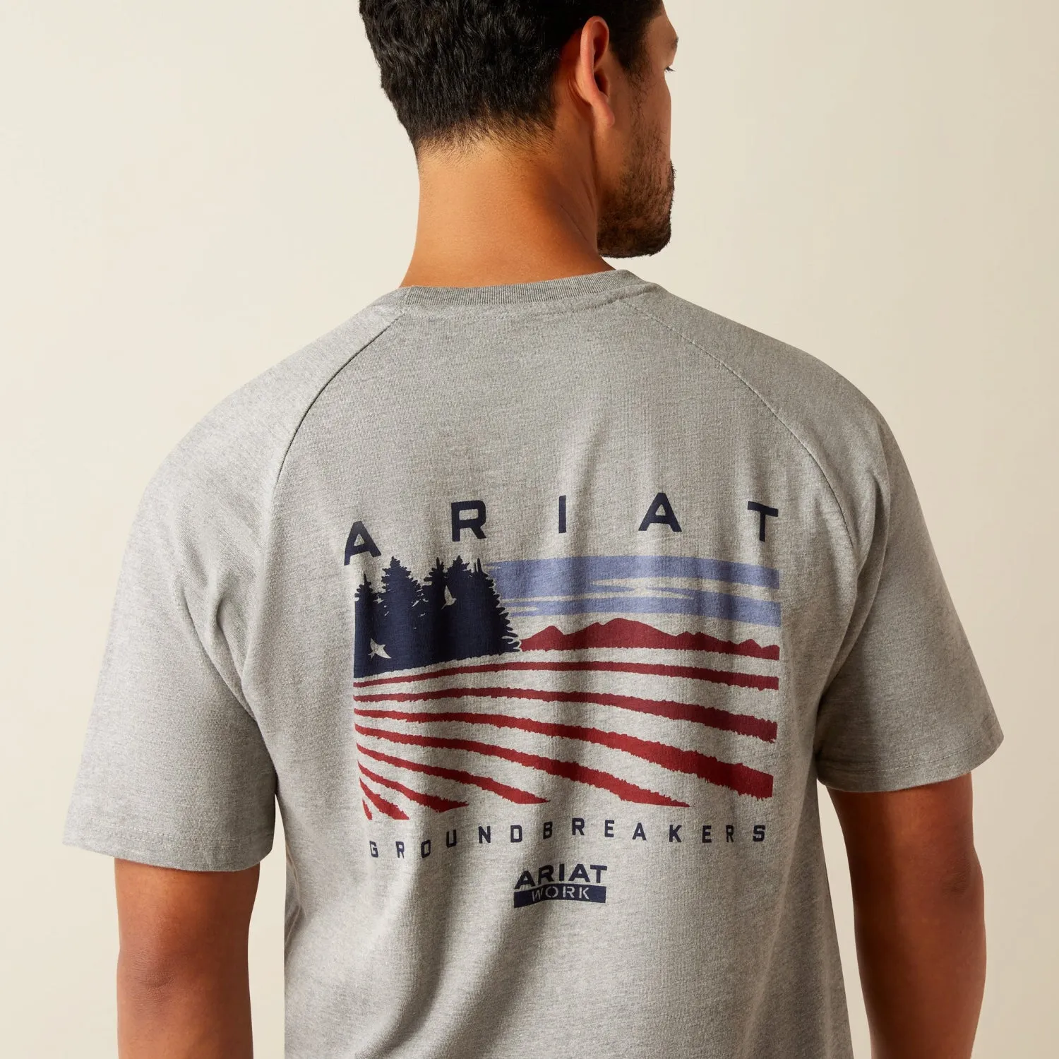 Ariat Men's Rebar Cotton Strong Groundbreaker Graphic T-Shirt sold by Work World product image thumbnail 4