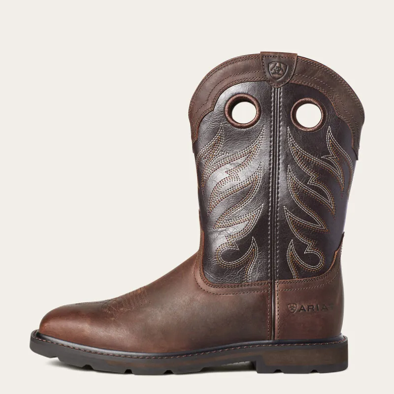 Ariat Men's Groundwork 11" EH Slip Resistant Western Boot sold by Work World