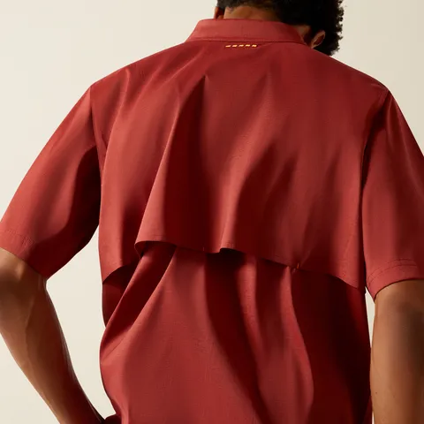 Ariat Men's Made Tough Durastretch Button-Down Short Sleeve Work Shirt sold by Work World product image thumbnail 4