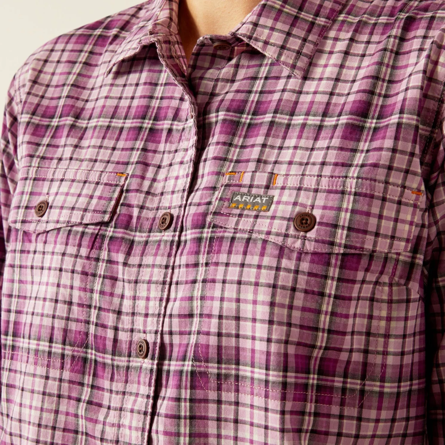 Ariat Women's Made Tough Durastretch Button-Down Work Shirt sold by Work World product image thumbnail 2