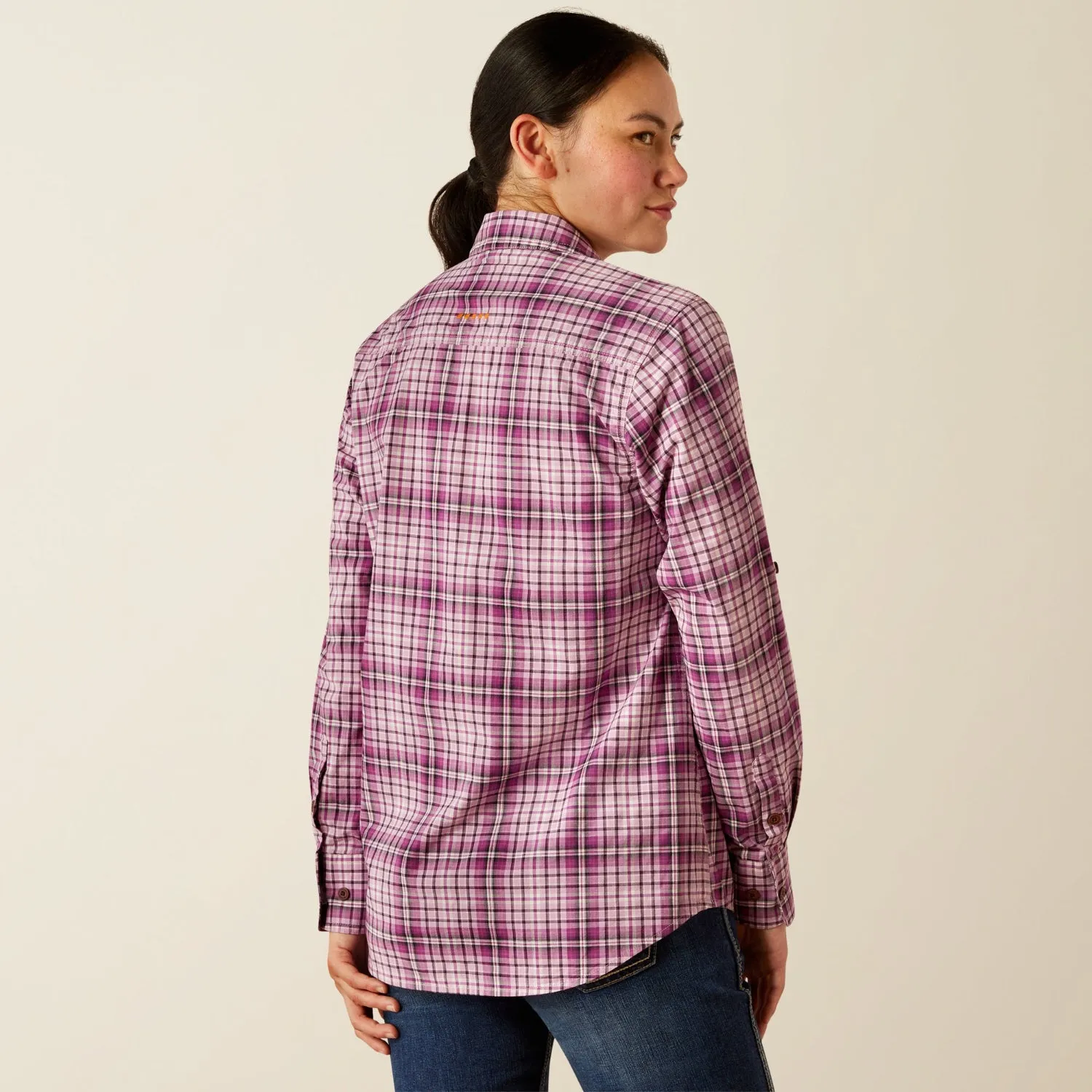 Ariat Women's Made Tough Durastretch Button-Down Work Shirt sold by Work World product image thumbnail 4