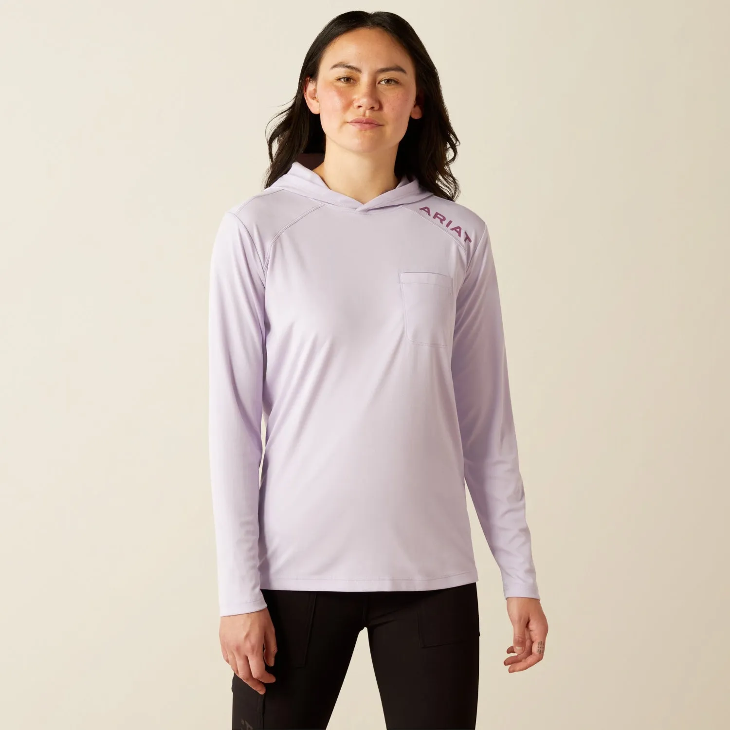 Ariat Women's Rebar Sunblocker Hooded Long Sleeve T-Shirt sold by Work World