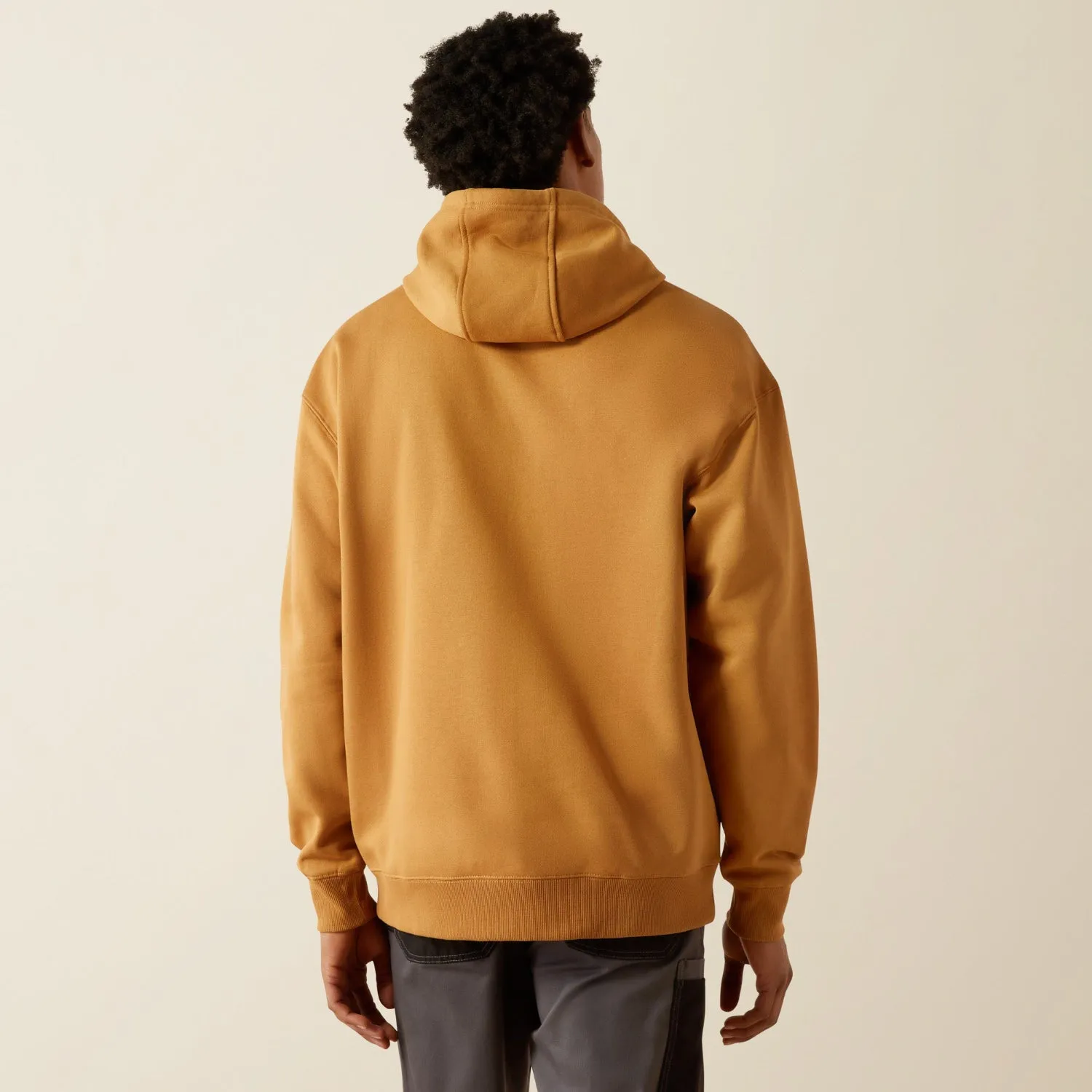 Ariat Men's Rebar Logo Graphic Sleeve Hoodie sold by Work World product image thumbnail 4