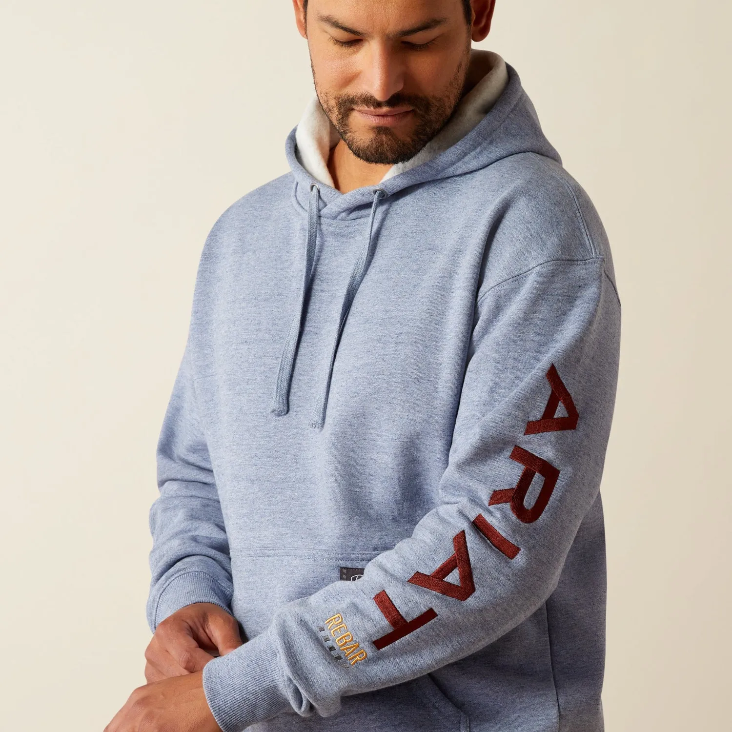 Ariat Rebar Logo Graphic Sleeve Hoodie sold by Work World product image thumbnail 2