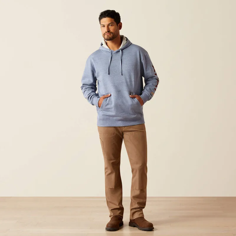 Ariat Rebar Logo Graphic Sleeve Hoodie sold by Work World product image thumbnail 5