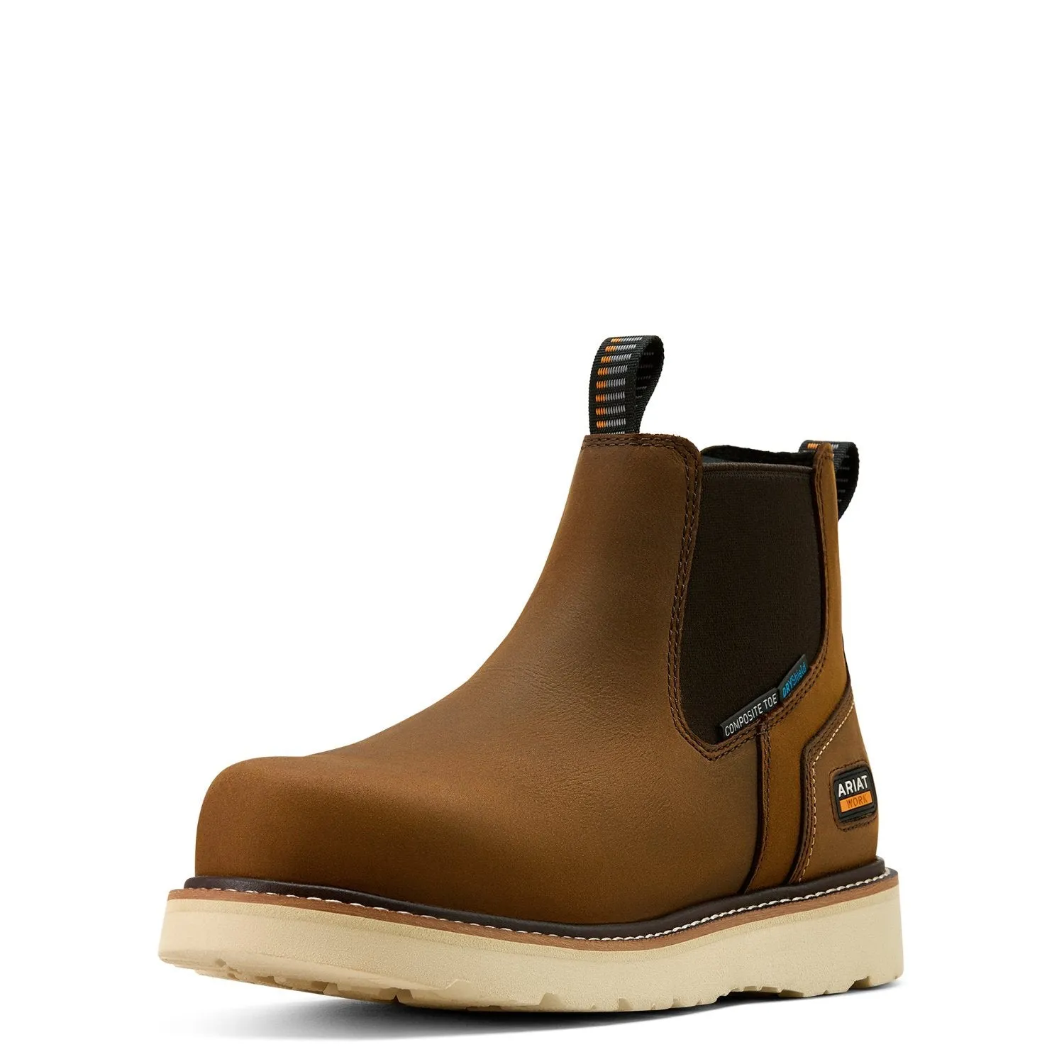 Ariat Men's Rebar Wedge 6" Waterproof EH Comp Toe Chelsea Boot sold by Work World product image thumbnail 2
