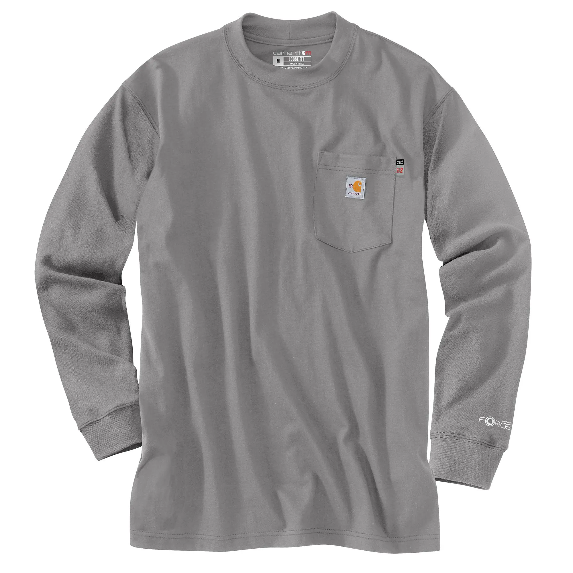 Carhartt Men's Flame Resistant Force Long Sleeve T-Shirt sold by Work World product image thumbnail 5