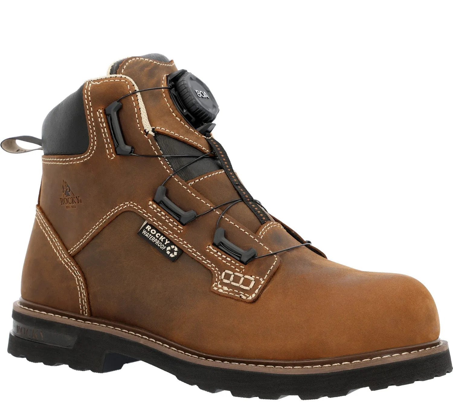 Rocky Men's Grindstone XTR BOA® 6" Waterproof Comp Toe Work Boot sold by Work World product image thumbnail 2