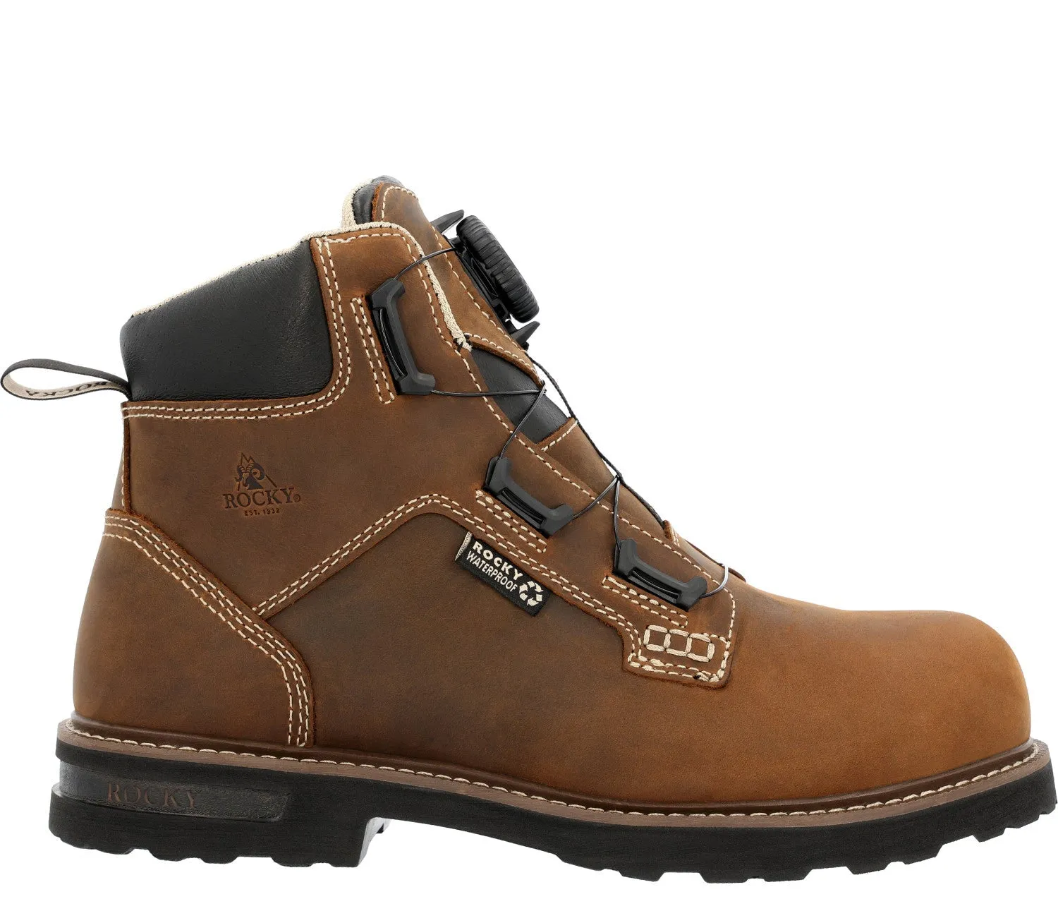 Rocky Men's Grindstone XTR BOA® 6" Waterproof Comp Toe Work Boot sold by Work World