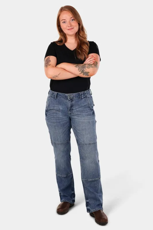 Dovetail Workwear Women's Day Construct 10-Pocket Double-Front Pant sold by Work World