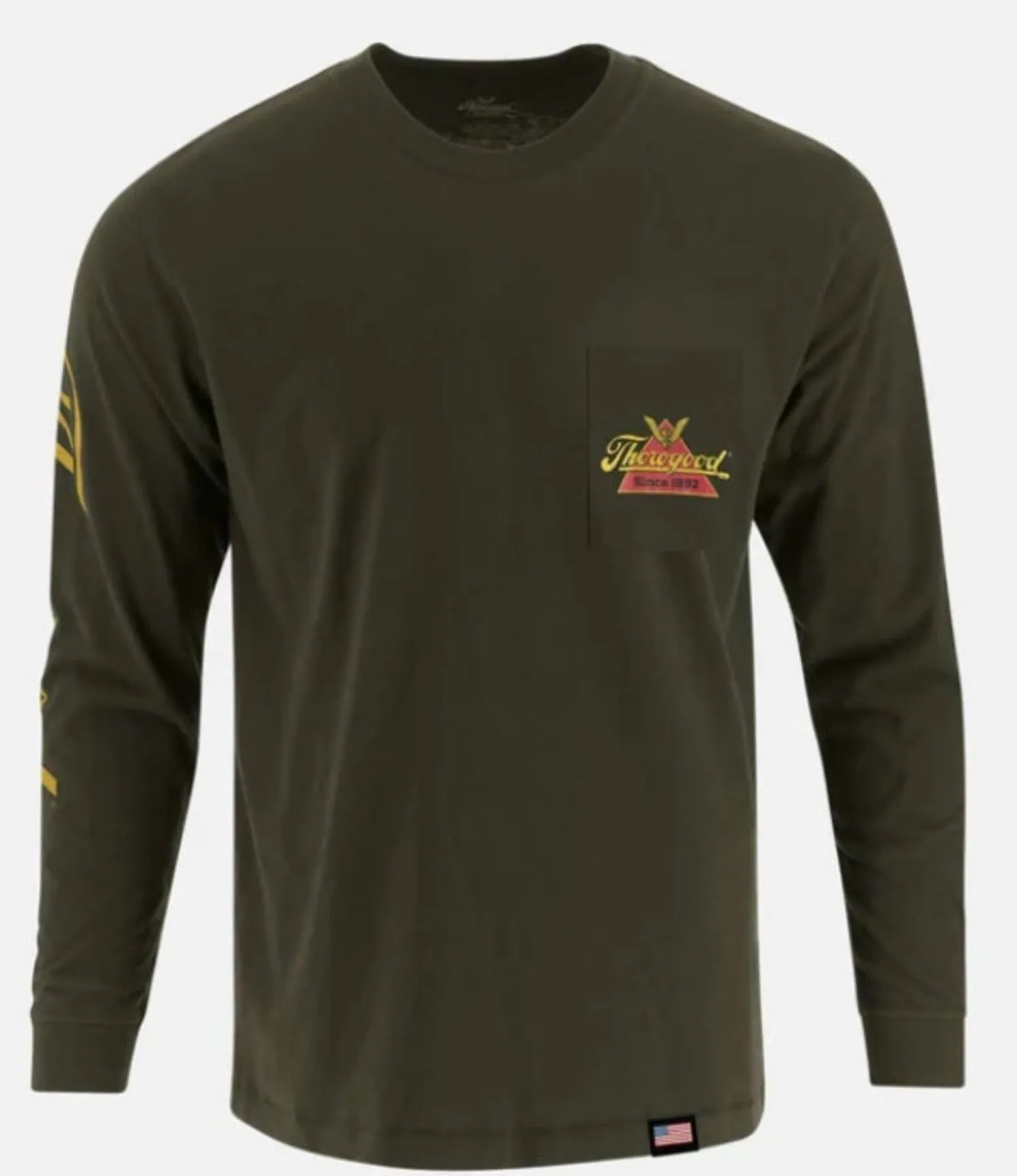 Thorogood Logo Graphic Chest Pocket Cotton Long Sleeve T-Shirt sold by Work World product image thumbnail 3