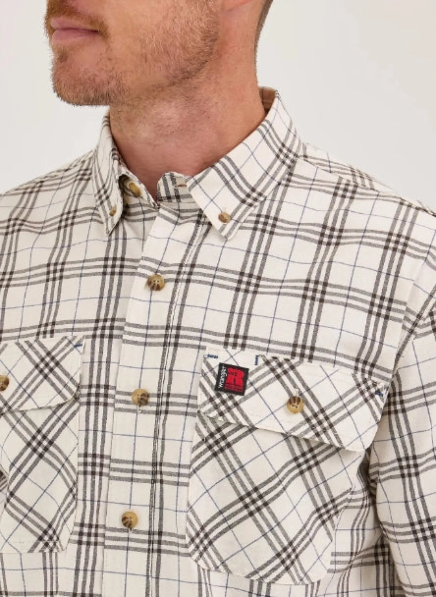 Wrangler RIGGS Men's Workwear Foreman Button-Down Short Sleeve Work Shirt sold by Work World product image thumbnail 2
