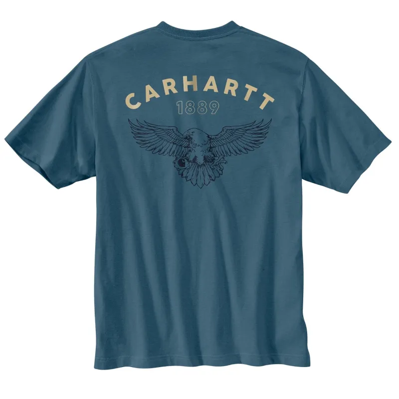 Carhartt Men's Eagle Graphic Relaxed Fit Short Sleeve T-Shirt sold by Work World