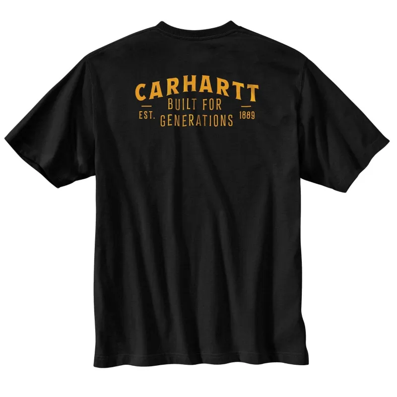 Carhartt Men's "Built For Generations" Graphic Pocket Short Sleeve T-Shirt sold by Work World