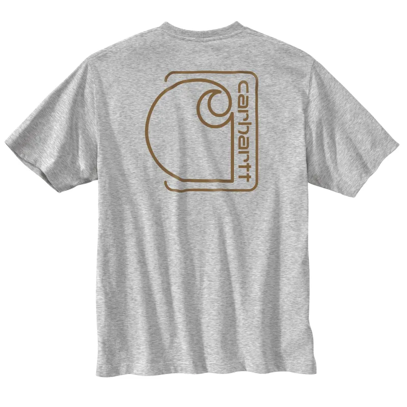 Carhartt  Men's Relaxed Fit Lightweight Graphic Short Sleeve T-Shirt sold by Work World