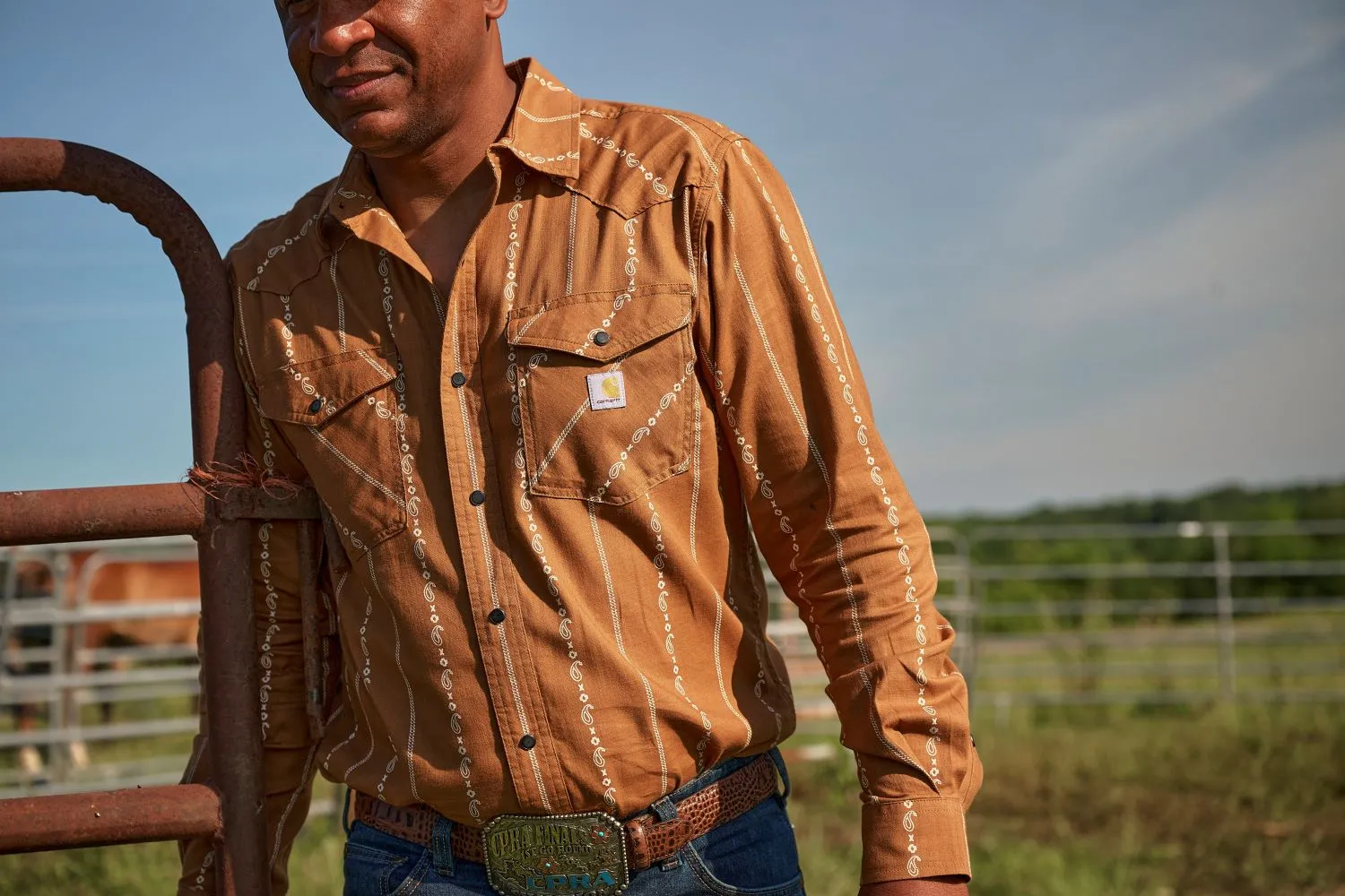 Carhartt Men's Montana Rugged Flex Lightweight Button Down Work Shirt sold by Work World product image thumbnail 2