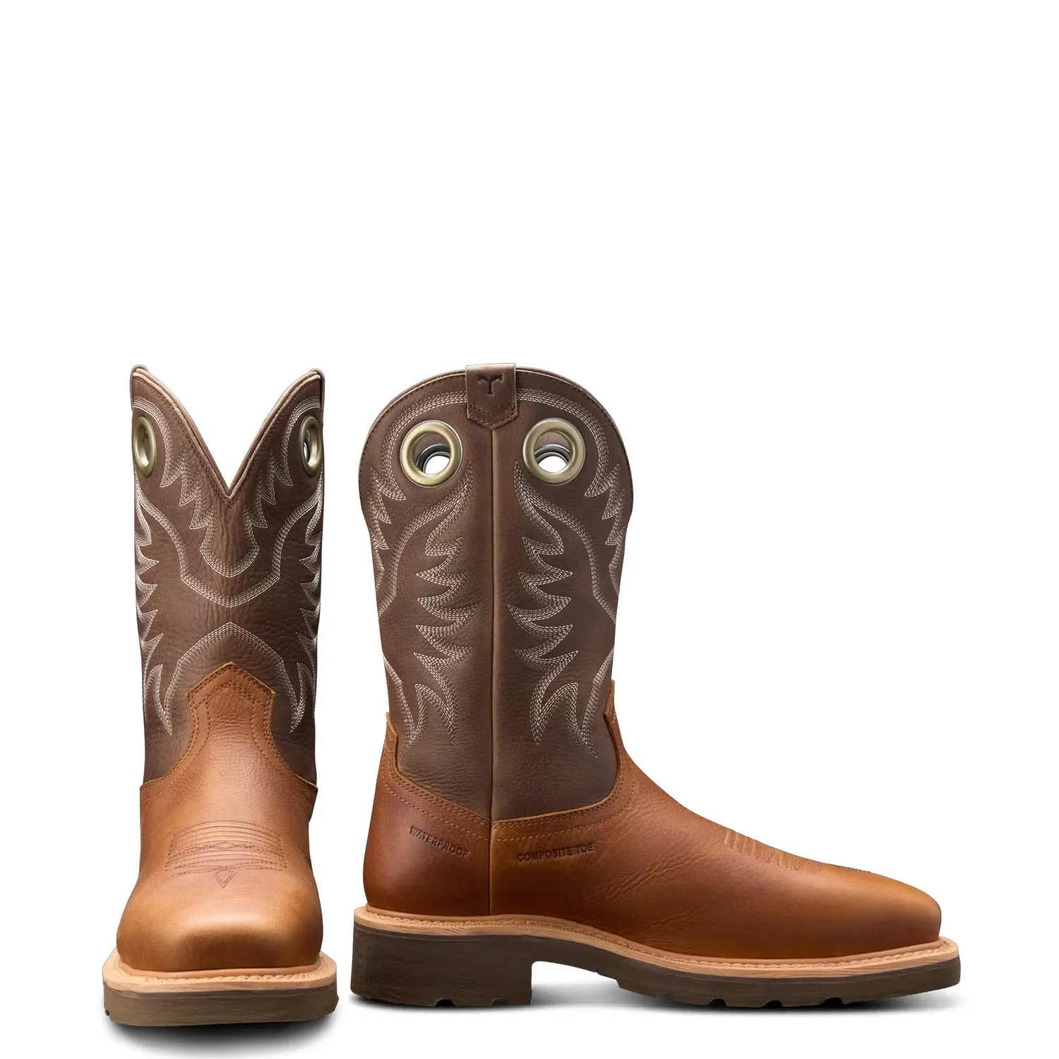 Tecovas Men's LongHaul Waterproof 11" Square Comp Toe Work Boot sold by Work World product image thumbnail 2