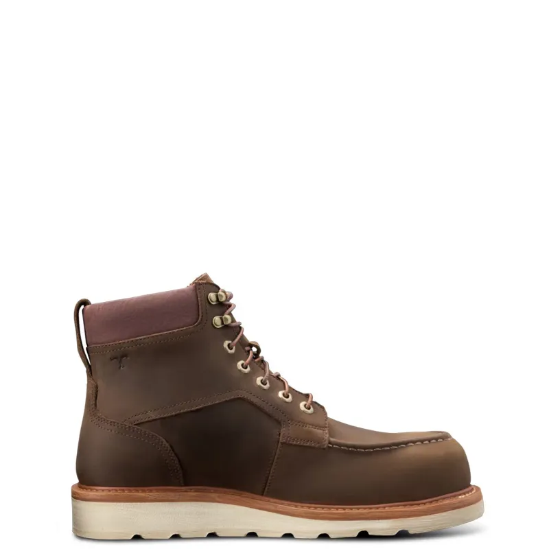 Tecovas Men's LongHaul Waterproof 6" Moc Comp Toe Work Boot sold by Work World