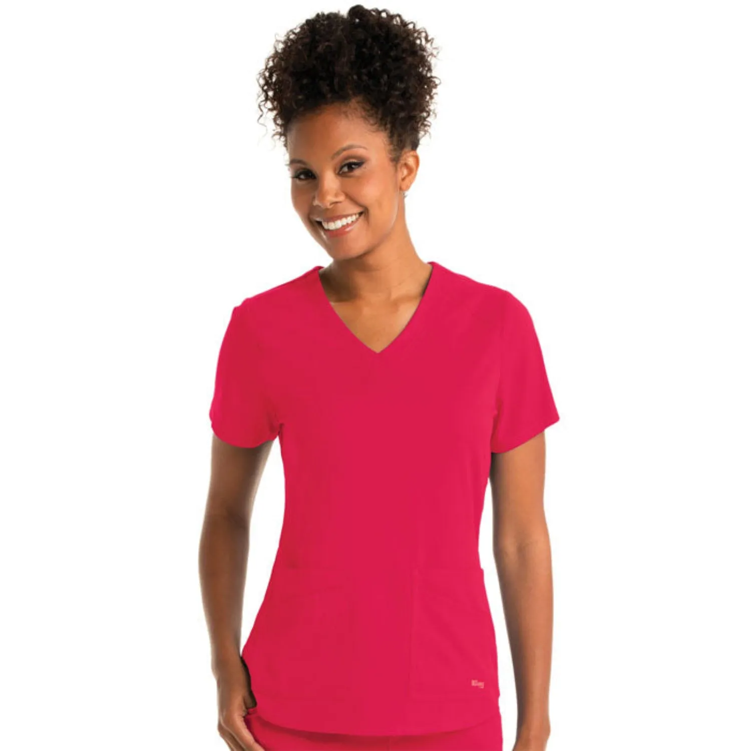 Grey's Anatomy Women's 4-Pocket V-Neck Scrub Top sold by Work World product image thumbnail 2