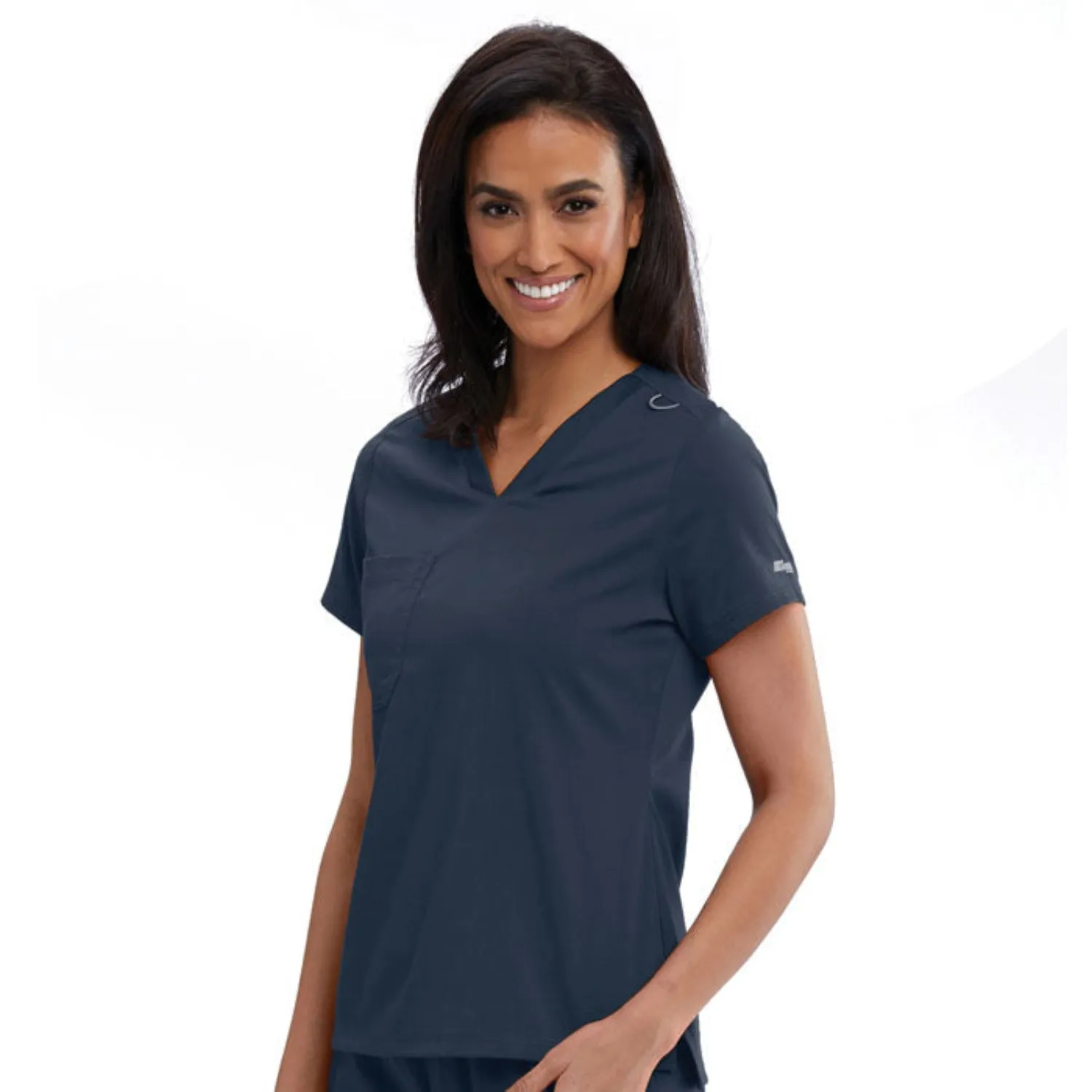 Grey's Anatomy Women's Bree Stretch V-Neck Short Sleeve Scrub Top sold by Work World product image thumbnail 5