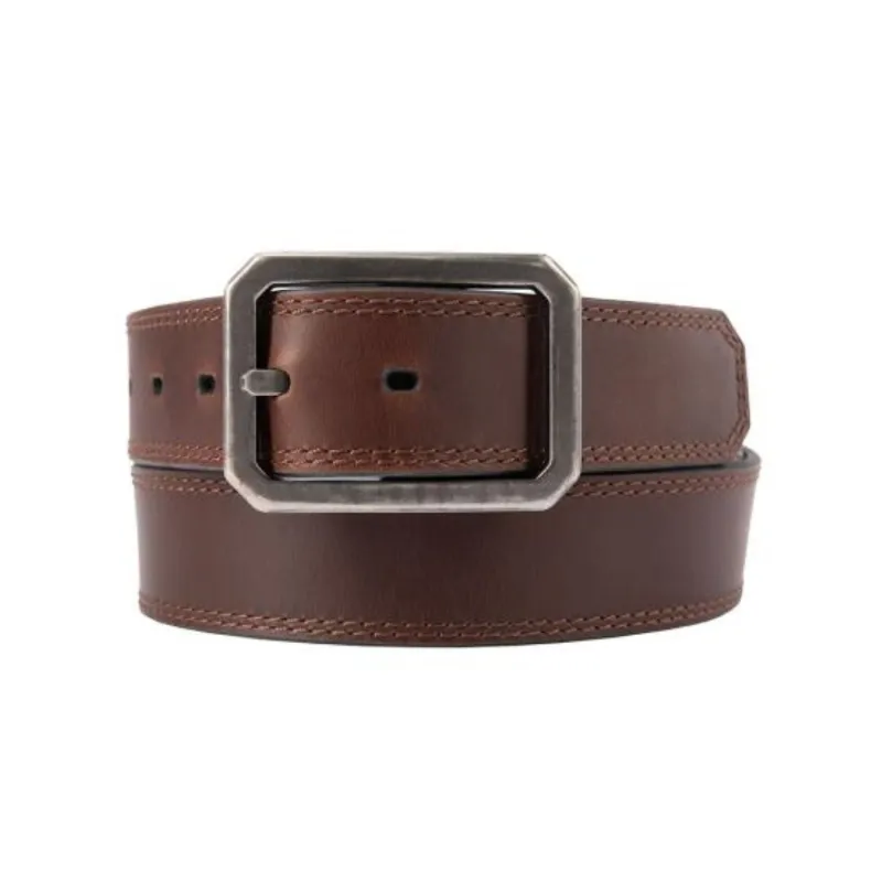 Carhartt Leather Reversible Center Buckle Belt made by Carhartt