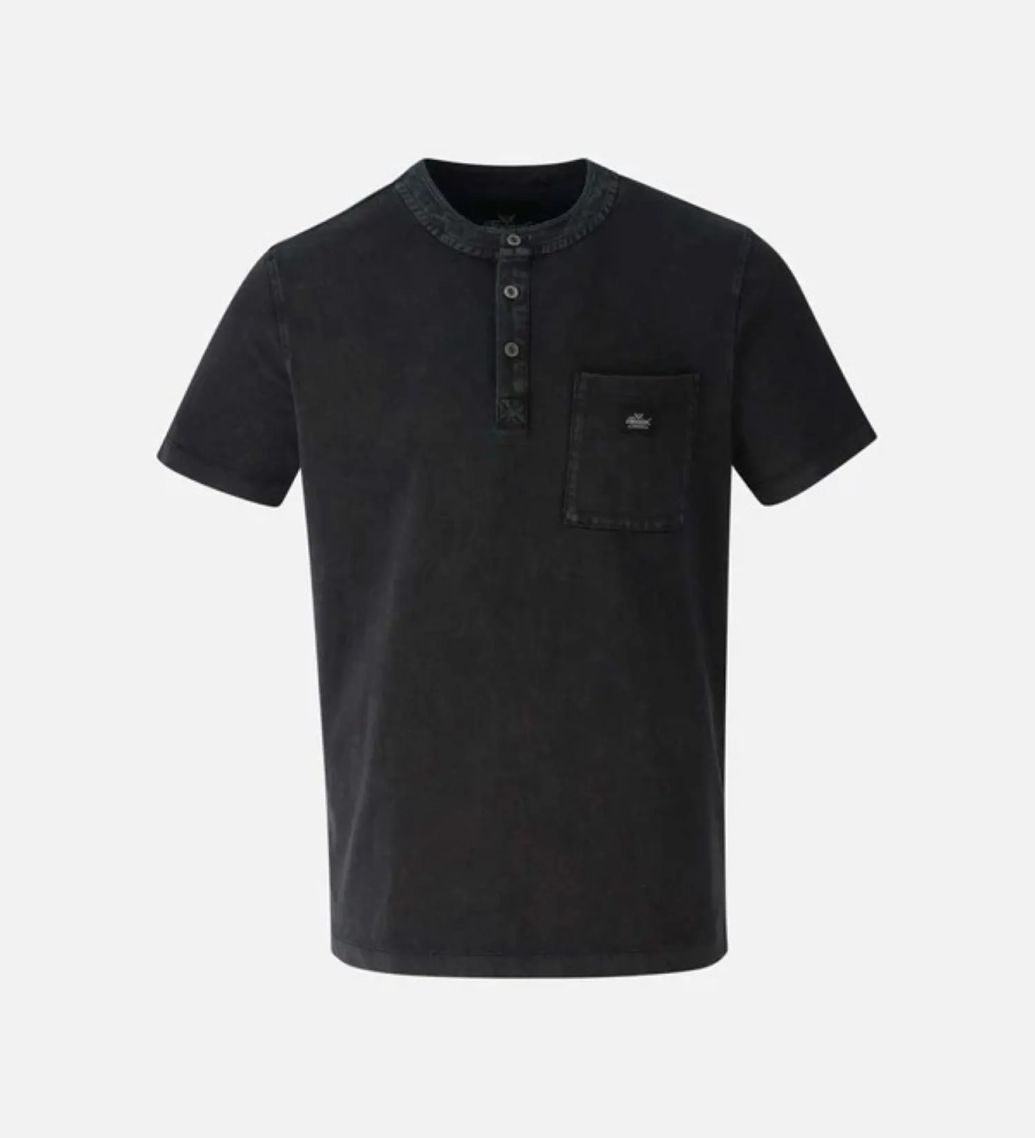 Thorogood Men's Vintage Wash Chest Pocket Short Sleeve Henley sold by Work World