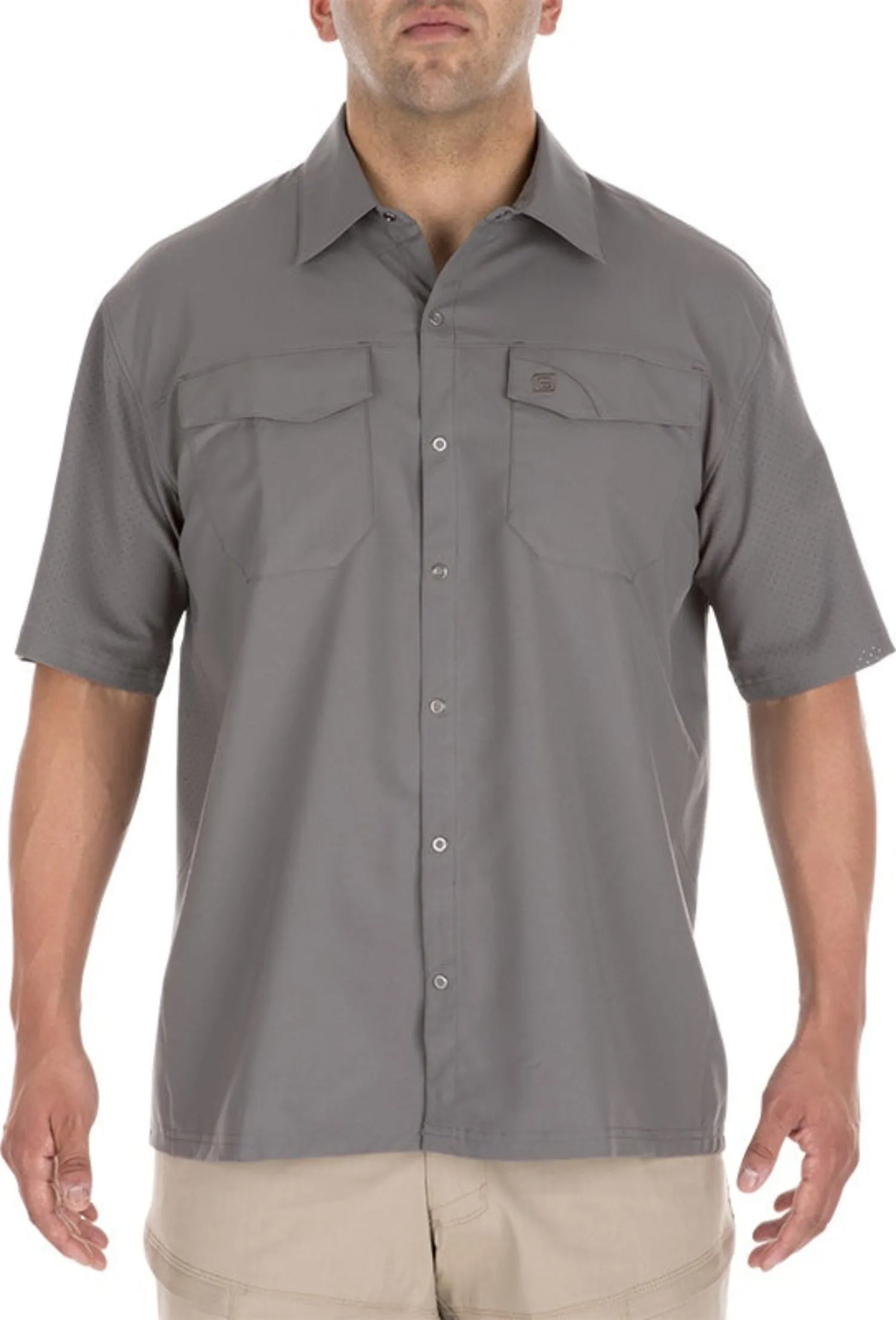5.11 Tactical Men's Freedom Flex Short Sleeve Button Down Shirt sold by Work World