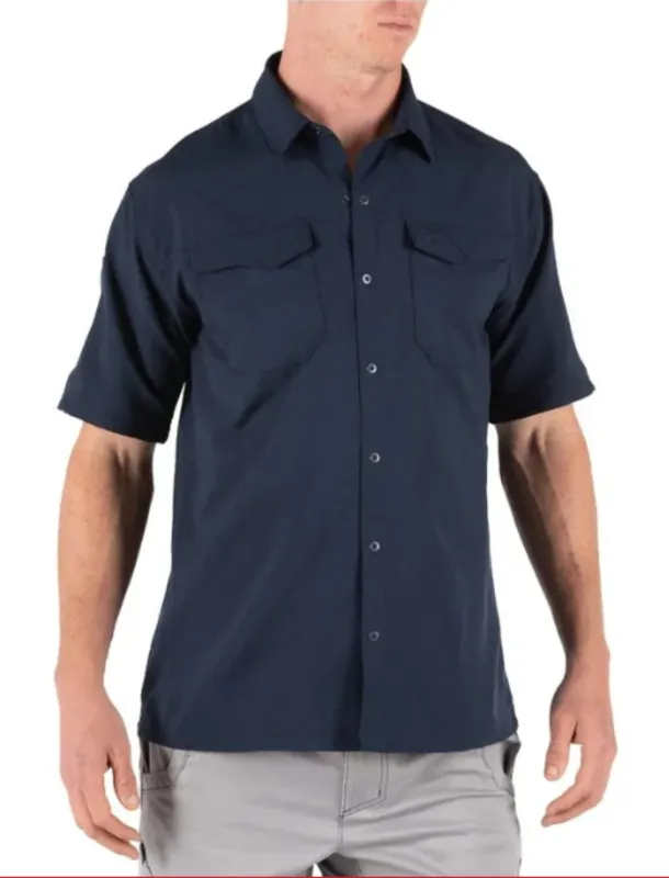 5.11 Tactical Men's Aerial Snap-Front Wicking Short Sleeve Work Shirt sold by Work World