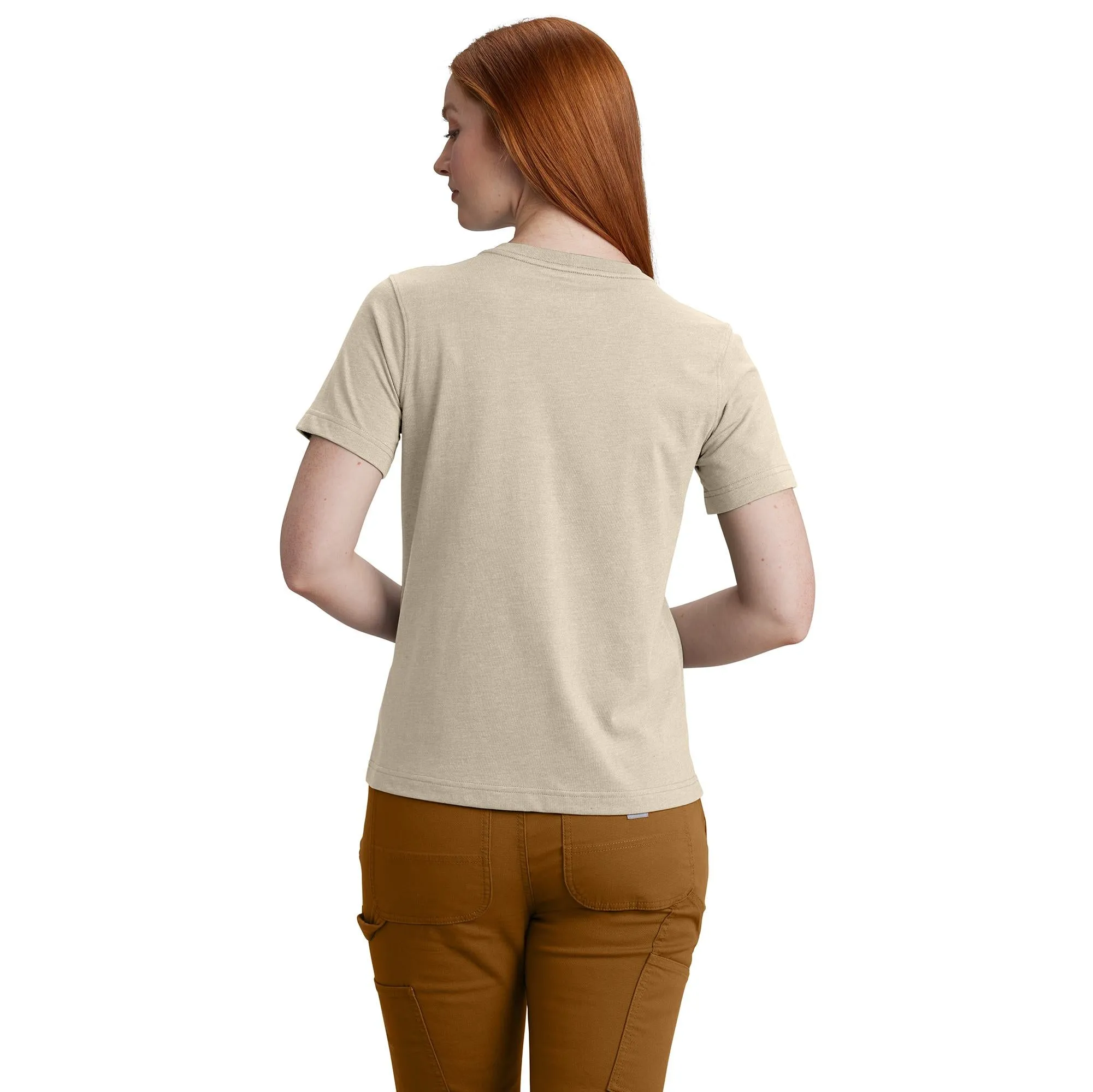 Carhartt Women's Relaxed Fit Lightweight Chest Pocket Short Sleeve T-Shirt sold by Work World product image thumbnail 2