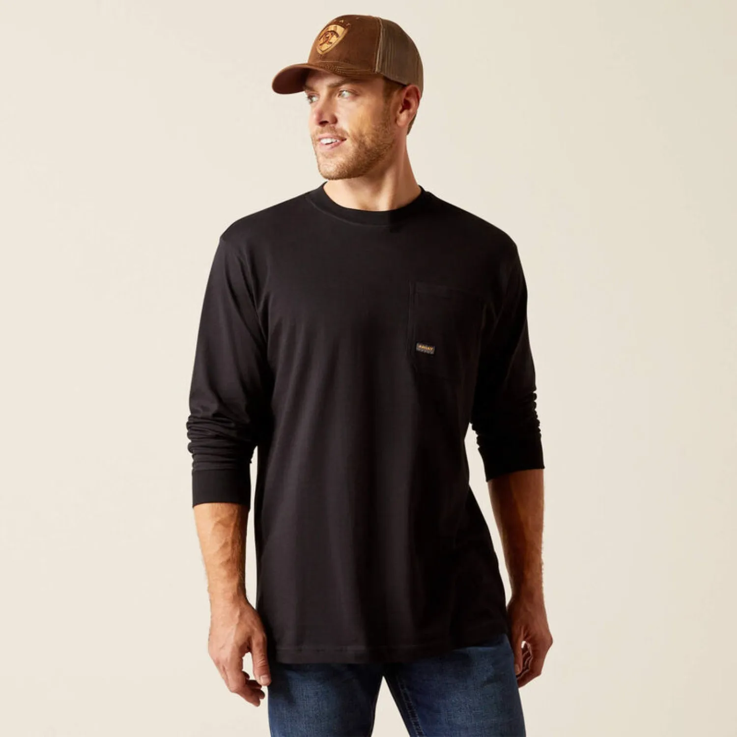 Ariat Men's Rebar CottonStrong Graphic Long Sleeve T-Shirt sold by Work World product image thumbnail 2