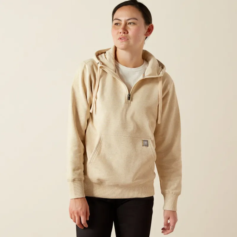 Ariat (W) Rebar Skill Set 1/2 Zip Hoodie sold by Work World