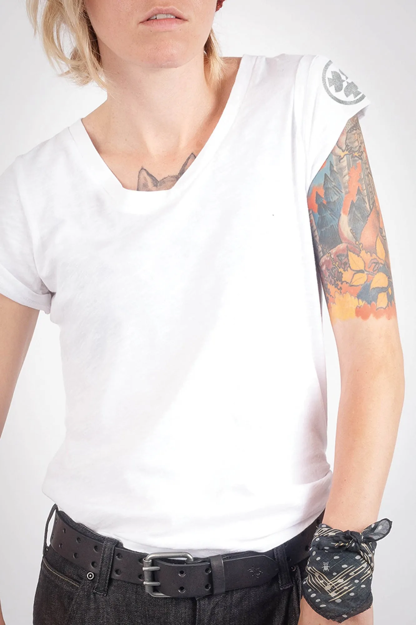 Dovetail Workwear Women's V-Neck Short Sleeve T-Shirt sold by Work World product image thumbnail 2