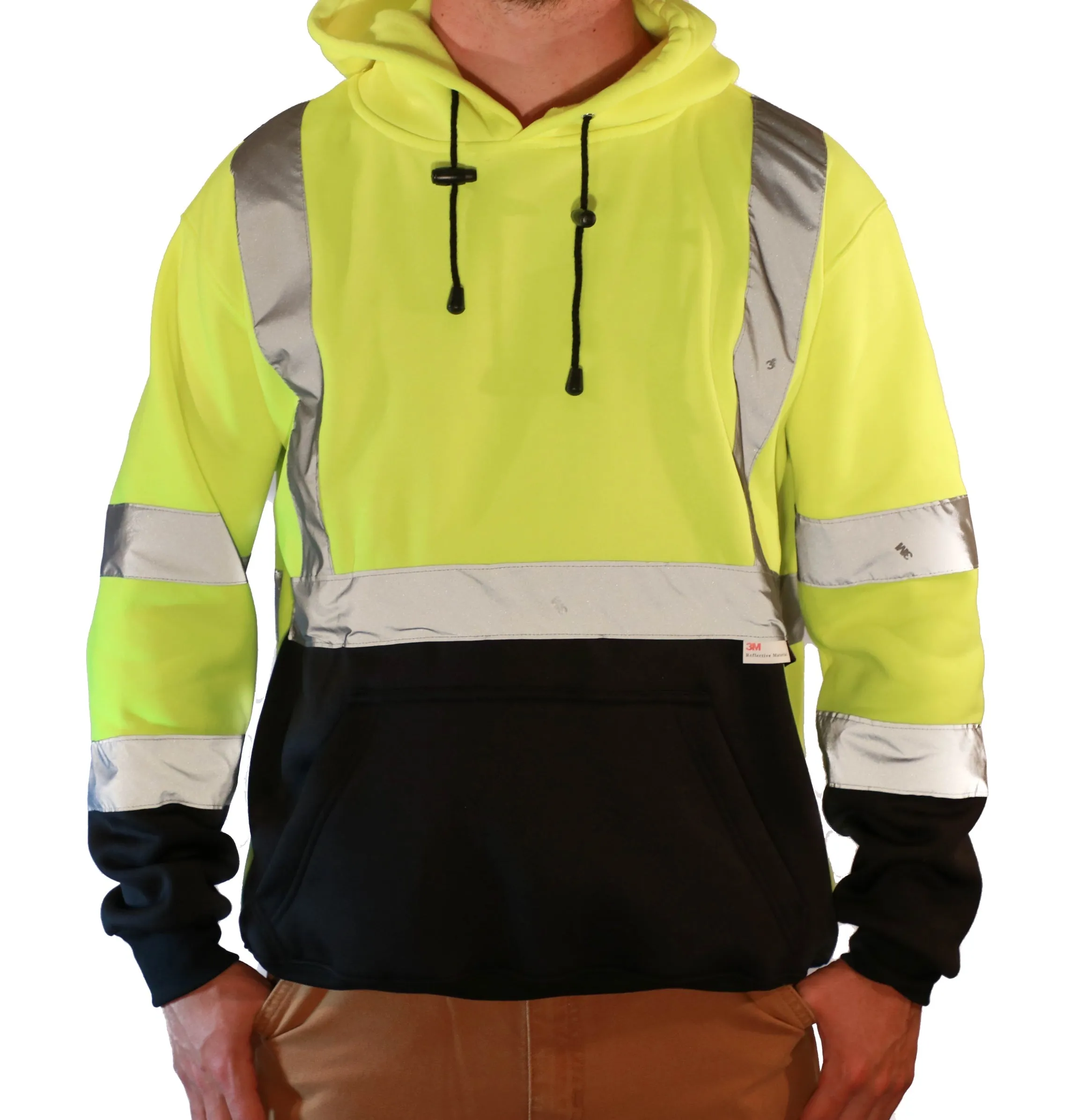 Majestic Men's Class 3 Pullover Hoodie_Hi-Vis Yellow sold by Work World