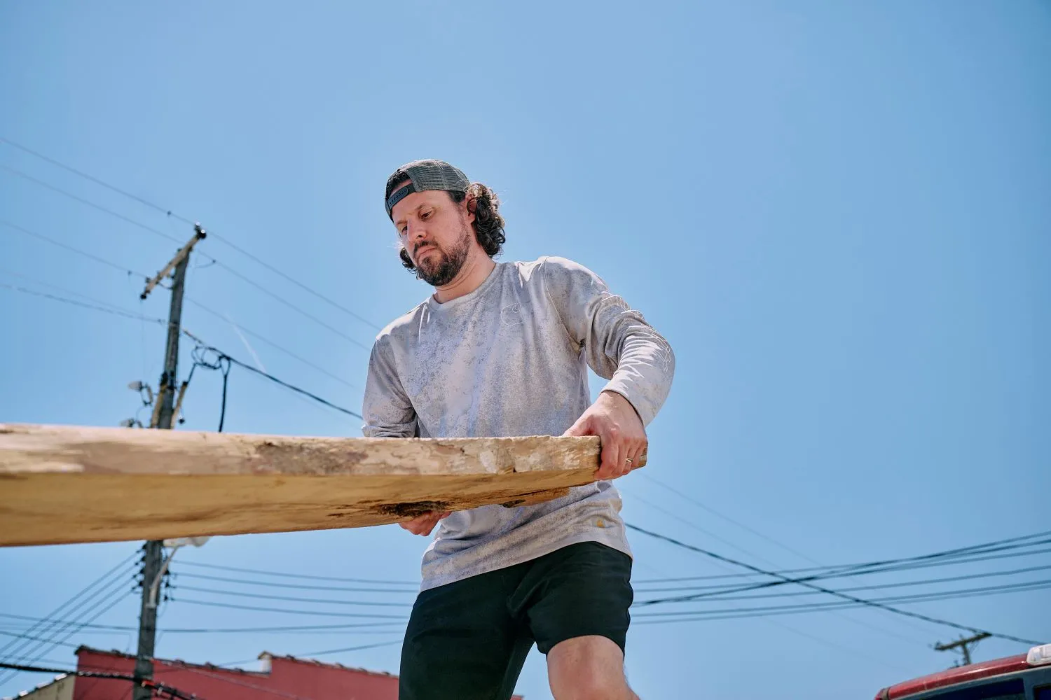 Carhartt Men's Force Sun Defender™ UPF50+ Lightweight Long Sleeve T-Shirt sold by Work World product image thumbnail 3