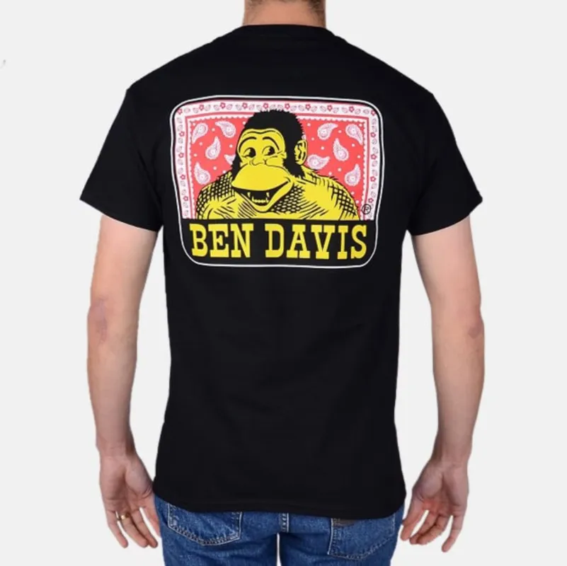 Ben Davis Men's Paisley Logo Graphic Short Sleeve T-Shirt sold by Work World