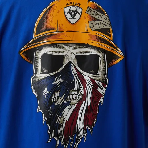 Ariat Men's Rebar Workman Born For This T-Shirt sold by Work World product image thumbnail 3