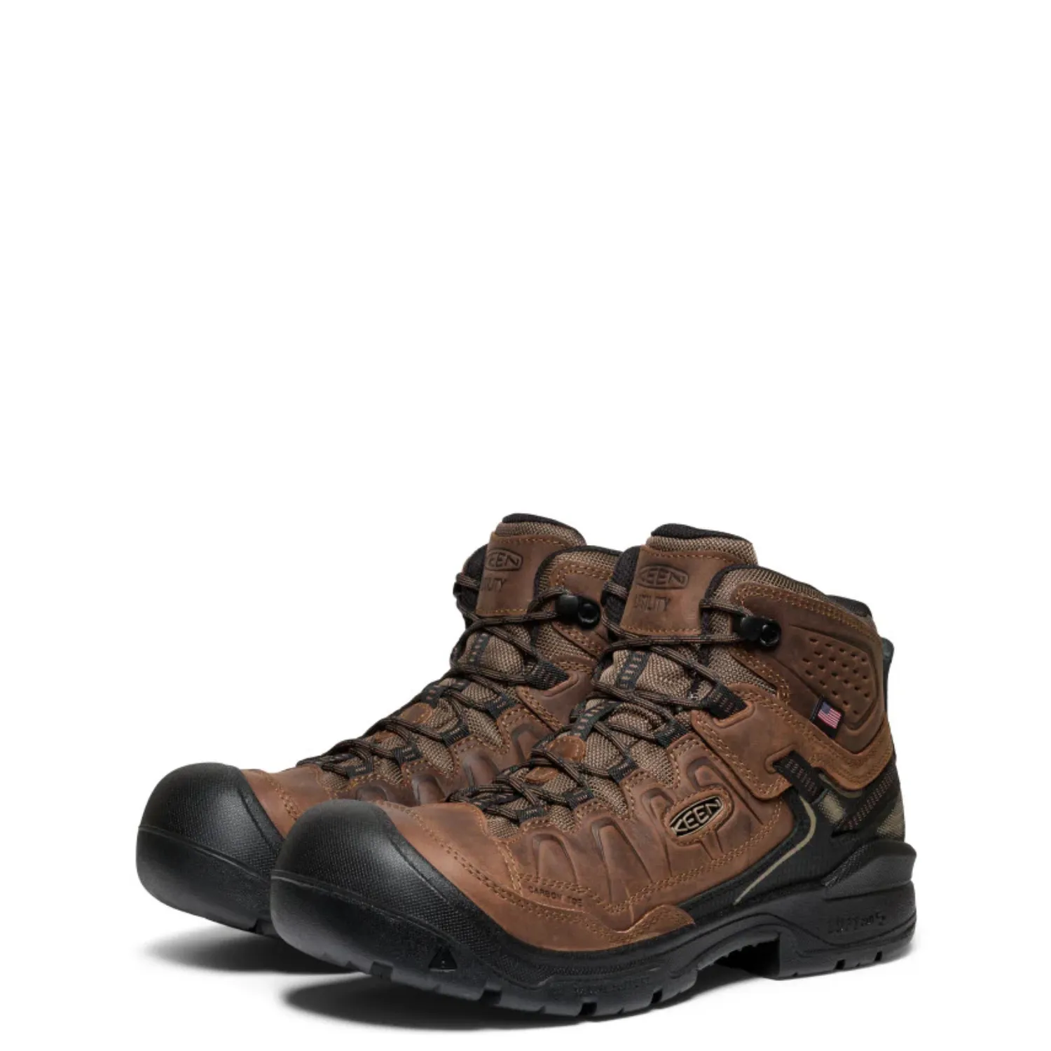 KEEN Utility Men's Targhee IV Mid Work 5.5" Waterproof Carbon Toe Work Boot sold by Work World product image thumbnail 2