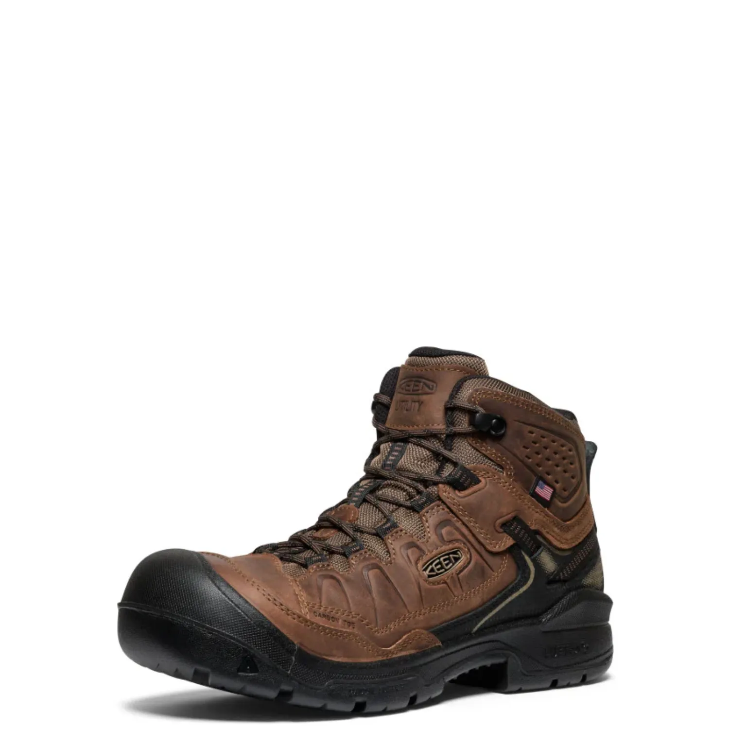 KEEN Utility Men's Targhee IV Mid Work 5.5" Waterproof Carbon Toe Work Boot sold by Work World product image thumbnail 3