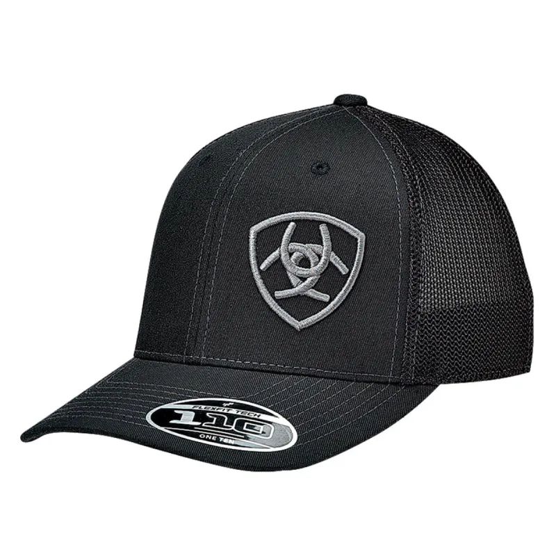 Ariat Offset Logo Mesh Snapback Cap sold by Work World