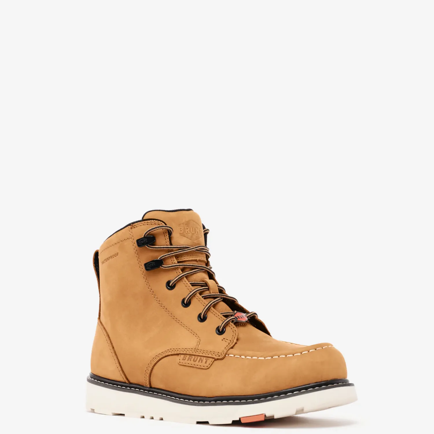 BRUNT Men's Marin 6" Waterproof Moc Toe Work Boot sold by Work World product image thumbnail 2