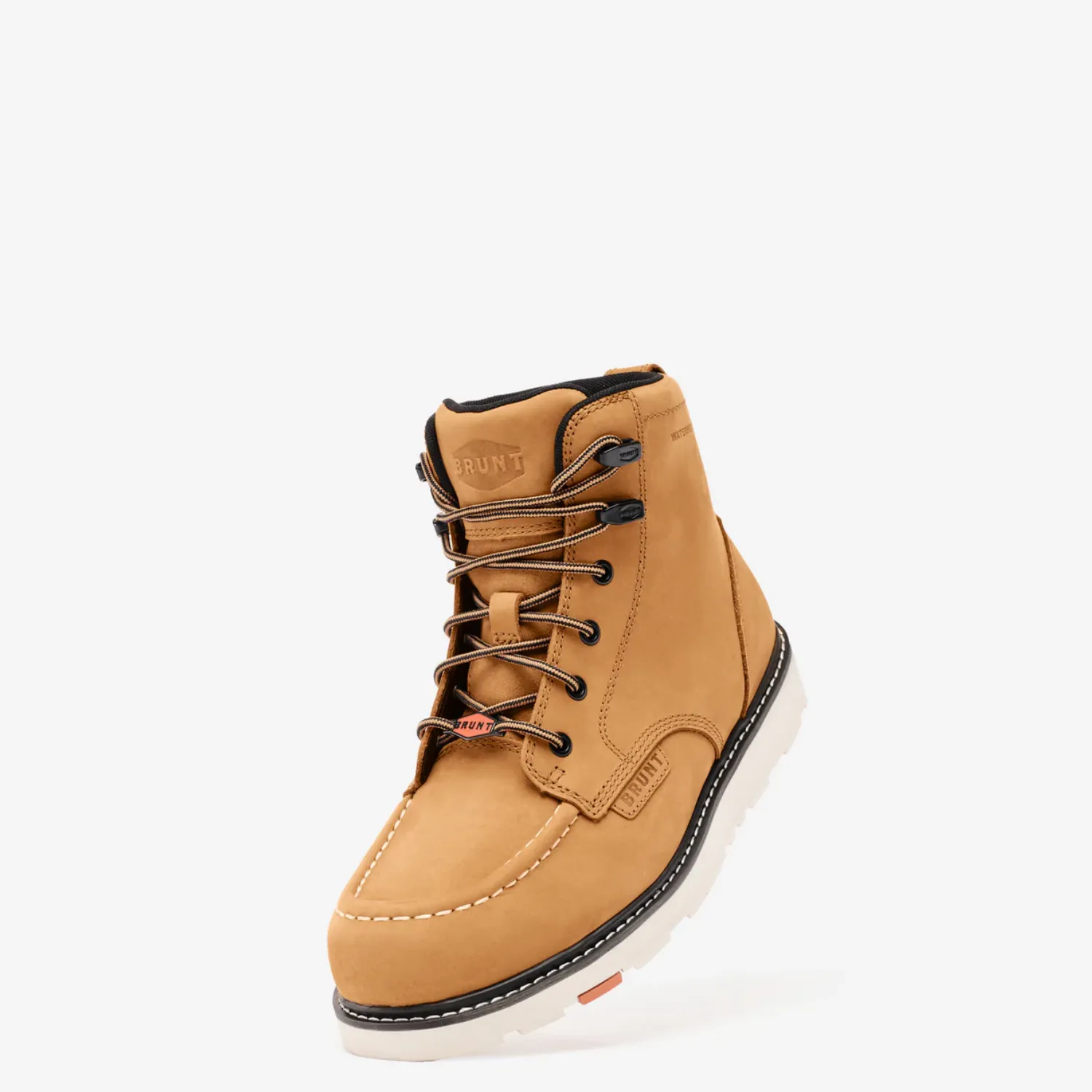 BRUNT Men's Marin 6" Waterproof Moc Toe Work Boot sold by Work World product image thumbnail 3