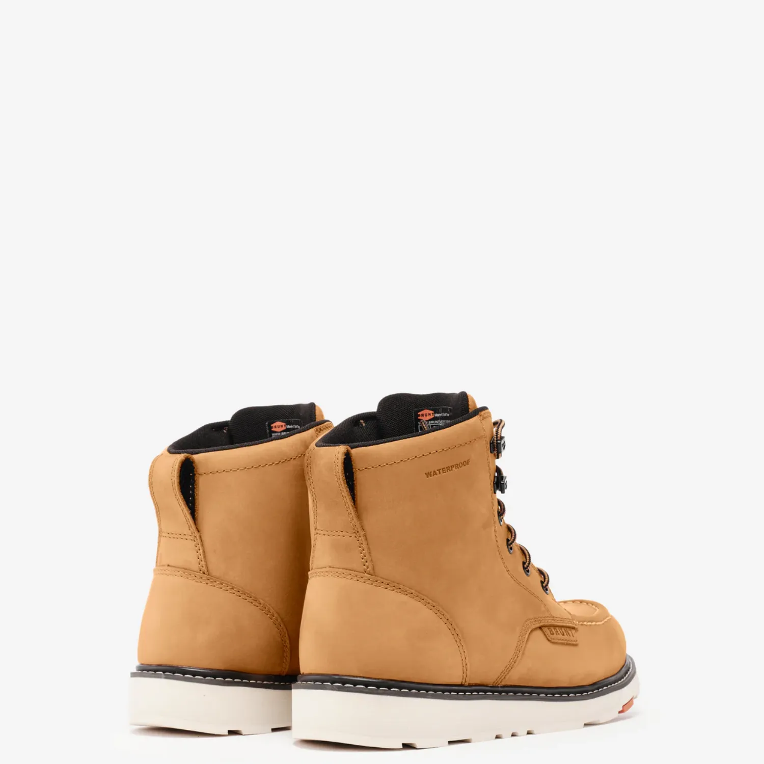 BRUNT Men's Marin 6" Waterproof Moc Toe Work Boot sold by Work World product image thumbnail 4