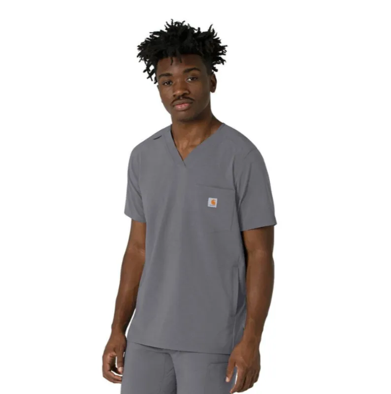 Carhartt Men's Force Cross Flex V-Neck Scrub Top sold by Work World