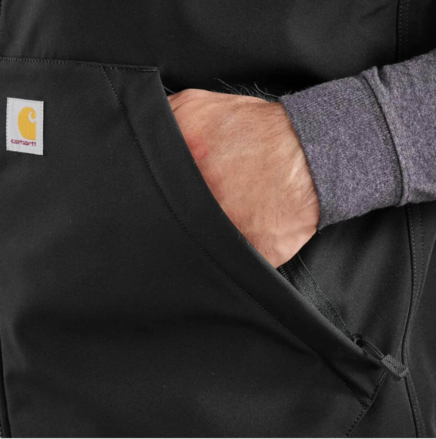 Carhartt Men's Rain Defender Relaxed Fit Softshell Vest sold by Work World product image thumbnail 4